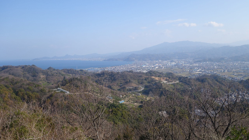 太山寺・瀧雲山（経が森）山頂からの眺め